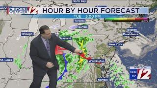 WPRI 12 Weather Forecast for 12/30/24:  Drying Out This Afternoon; More Rain for New Year's Eve Nigh