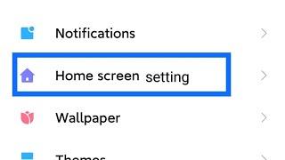 redmi note 8 pro home screen settings