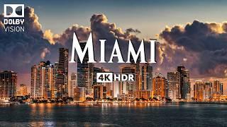 MIAMI 4K ULTRA HD [60FPS] - Inspiring Cinematic Music With Beautiful Cityscape - 4K Nature Film