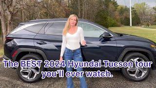 The BEST complete tour of the 2024 Hyundai Tucson Limited Hybrid.