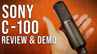 Sony C-100 Hi-Res, Dual-Capsule, Large-Diaphragm Microphone | Hands-On Review and Demo