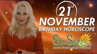 November 21st Zodiac Horoscope Birthday Personality - Scorpio - Part 1