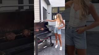 Rotisserie Chicken | TallBlondeBell | Weber Searwood XL 600 Pellet Grill