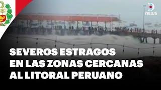 DNews en vivo desde Perú: Fuerte oleaje azota distintas zonas del país - DNews