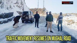 Traffic Movement Resumes On Mughal Road