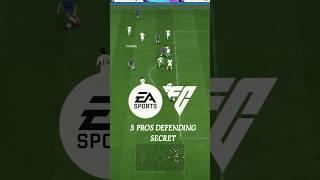 3 PROS DEFENDING SECRETS IN FC24 #tutorial #fc24 #fyp #defending