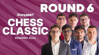 Superbet Chess Classic 2024: Round 6 | #GrandChessTour