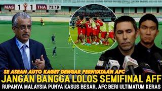 DILARANG BANGGA!! Kabar Buruk Malaysia Usai Lolos Semifinal AFF, Ada Ancaman Serius AFC