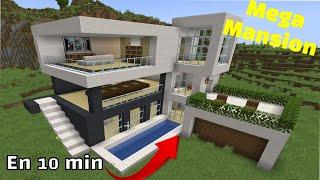 ¡La MEGA MANSIÓN más épica en Minecraft! (Tutorial paso a paso)