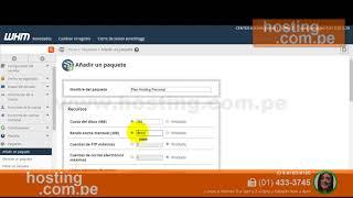 Reseller Hosting Peru -  Como Crear Un Paquete o Plan de Hosting para venderlo en tu Web
