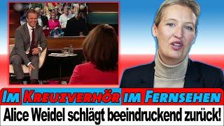 Alice Weidel zerschlägt alle Tricks im TV, die AfD demonstriert ihre Stärke! 