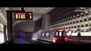 Riders voice concerns after flash flooding causes waterfall at Virginia Square Metro