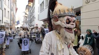 Güdismäntig Luzerner Fasnacht 2025 | Rotsee Husaren, Rüssgusler, Näbelhüüler, MGL, Sonnechöbler, PGL