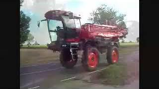 SAM High Clear crop sprayer on road