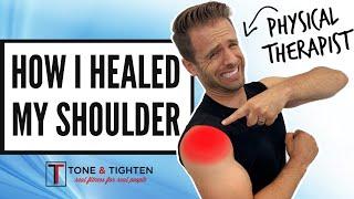 Physical Therapist FIXES His Shoulder Pain - So Can You!