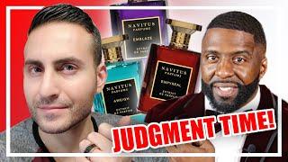 BOWTIE FRAGRANCE GUY SMELLS MY 3 NEW FRAGRANCES! | NAVITUS PARFUMS AWEIGH, EMPYREAL, AND EMBLAZE!