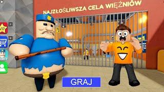 UCIEKAM PRZED STARYM  POLICJANTEM HARRY w Roblox! (Old Harry Prison Run!)