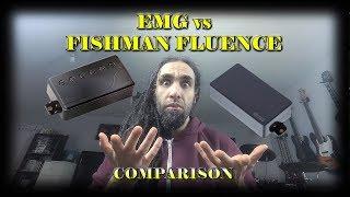 FISHMAN MODERN FLUENCE vs EMG 81! BEST ELECTRIC GUITAR PICKUPS for METAL DEMO! OILID