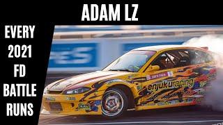 Adam LZ - Every 2021 Formula Drift Battle Runs