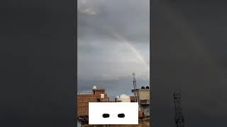 Rainbow and cloud amazing view   ️