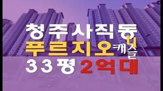 청주 아파트매매 전세 경매 청주사직푸르지오캐슬 4단지 33평 2억대 청주아파트경매 - 무료상담 | 청주경매 하나로 강실장