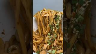 Korean seasoned rib sauce fried noodles #asmr #koreanfood