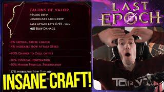 Last Epoch - Crafting a HUGE Legendary Falconer Bow