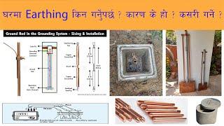 ५. घरमा अर्थिङ कसरी गर्नुपर्छ ?अर्थिङ गर्नुको कारण के हो ?Detail Earthing Procedure in Nepal 5