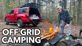 Off Grid Truck Camping in The Mountains