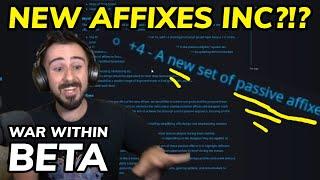 New Affixes in The War Within?! Beta Update