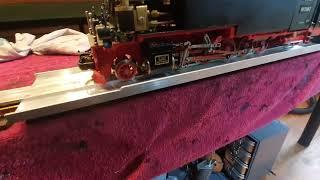 Rerailing Aid (full metal) selfmade for a coal fired  W Kolb steam locomotive