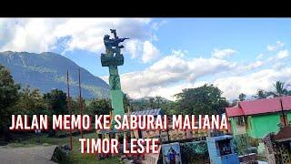 jalan memo ke Saburai maliana Timor Leste#estechannel #maliana #timorleste #jalanrusakparah