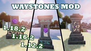 MINECRAFT: Mod WayStone  REVIEW Minecraft - Español 1.16.1/1.18.2 │Viajes Rapidos y Seguros│