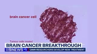 Brain cancer breakthrough I 9 News I August 8 2024