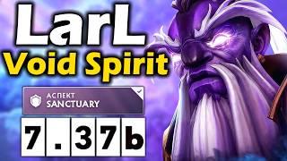 Ларл на Войд Спирите, Показал Прокаст Безумца! - Larl Void Spirit 7.37 ДОТА 2