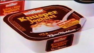 Müller Knusper Joghurt Werbung 1984