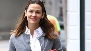 Makeup Free Jennifer Garner With Samuel In Brentwood