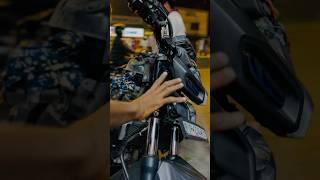 MT-15 Black Shocker  Black Wrap  Modifications || MTCrazyRider || #shorts #ytshorts #modified