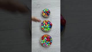 Oddly Satisfying video Colored Beads and Balls #beads #oddlysatisfying #dominogirl