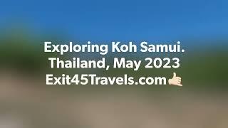 Exploring Koh Samui, Thailand on a scooter. Exit45Travels.com