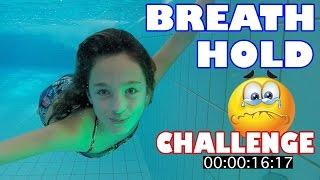 Carla Underwater - Breath hold challenge underwater