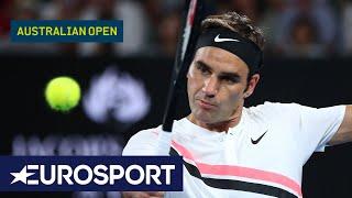 Roger Federer v Marin Čilić Highlights | Australian Open 2018 Final | Eurosport