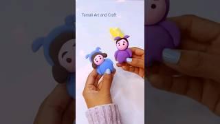 Air Clay Doll  | Soft Clay Doll Making #shortvideo #airdryclay #softclay