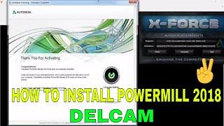 How to Install Delcam POWERMILL 2018| Windows 7 64 BIT| AUTODESK