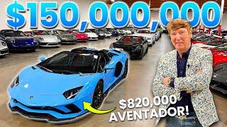 $150,000,000 Exotic Car Collection!