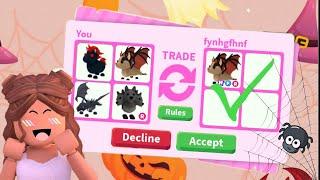 Trading ALL the  OLD Halloween Pets in adopt me! (+HOW TO REDEEM A FREE PET!)