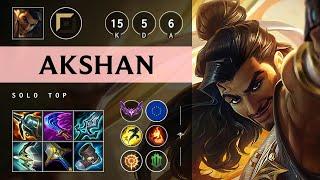 Akshan Top vs Vladimir: Dominating - EUW Master Patch 14.17