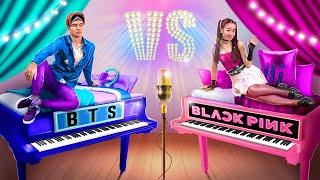 BTS Fan vs BLACKPINK Fan! / We Build a Bunk Bed!