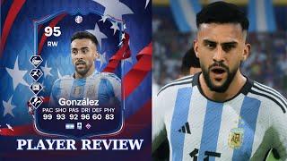  95 COPA AMERICA PATH TO GLORY Gonzalez Player review - EA FC 24