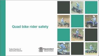 Quad bike rider safety